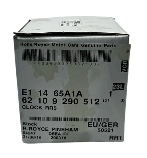 ROLLS ROYCE WRAITH RR5 CLOCK