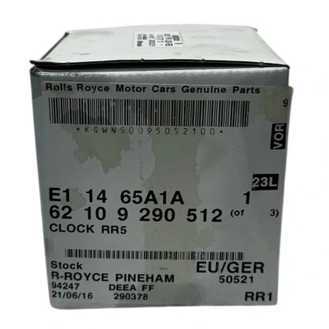 ROLLS ROYCE WRAITH RR5 CLOCK
