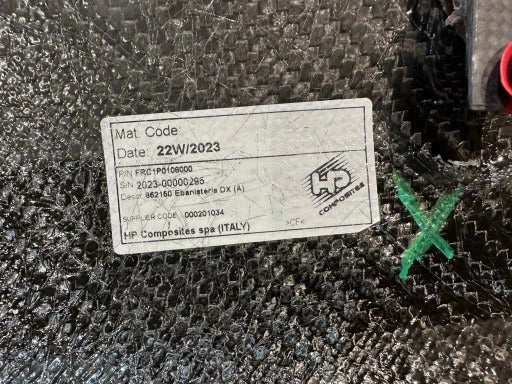 FERRARI 812 COMPETIZIONE A CARBON ROOF PANEL COVER