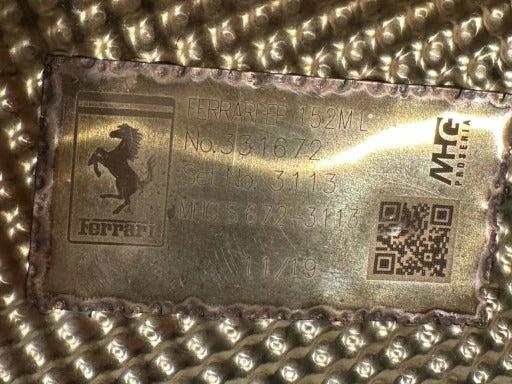 FERRARI 812 EXHAUST PIPES