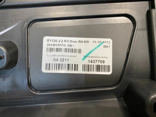 BENTLEY BENTAYGA DOOR TRIM COVER GREEN