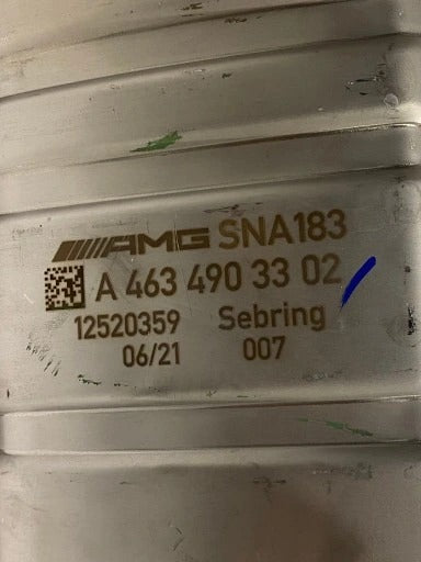 MERCEDES AMG EXHAUST SILENCER