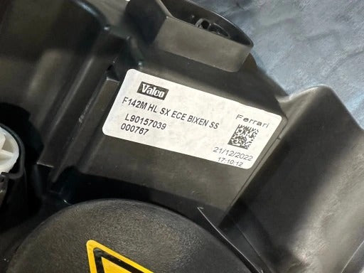 FERRARI 488 PISTA SPIDER LEFT LAMP HEADLIGHT