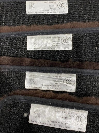 ROLLS ROYCE CULLINAN RUGS, FLOOR MATS ORIGINAL