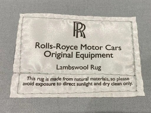ROLLS ROYCE PHANTOM RUGS, FLOOR MATS ORIGINAL