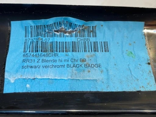 ROLLS ROYCE CULLINAN BUMPER STRIP