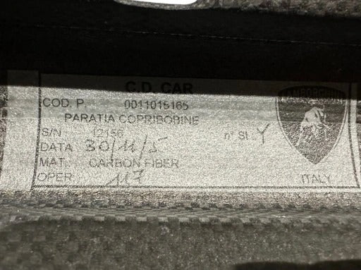 LAMBORGHINI MURCIELAGO CARBON COVER OVERLAY