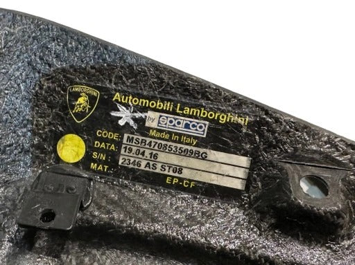 LAMBORGHINI AVENTADOR CARBON HOOD SCOOP COVER